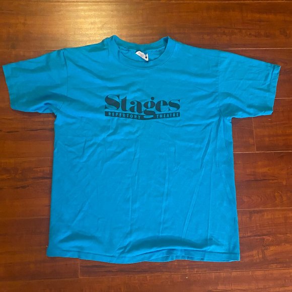 Vintage 90s Musical Theater Stage Themed Shirt XL - Picture 1 of 3